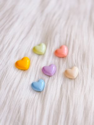 Set van mini hartjes magneten