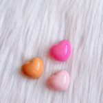 Set van grote hartjes magneten - roze tinten