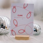 Fijne feestdagen rood