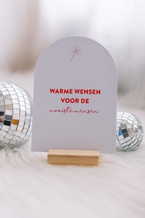Warme wensen rood