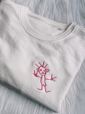 T-shirt met lijntekening - Afbeelding 3