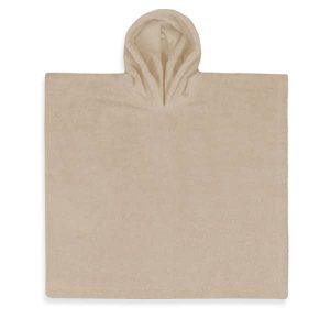 Badponcho cream met naam