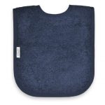 Slabbetje donkerblauw met naam