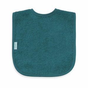 Slabbetje lake green met naam