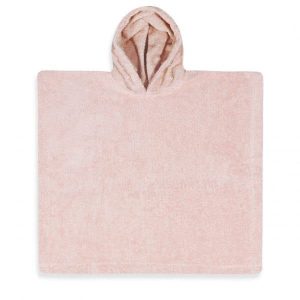 Badponcho blush met naam