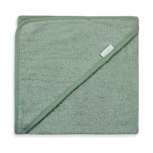 Badcape stone green met naam