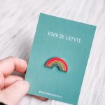 Pin voor de liefste regenboog