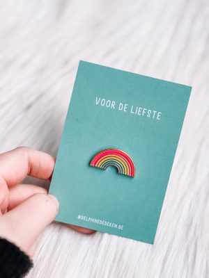 Pin voor de liefste regenboog