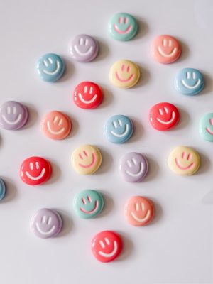 Smiley magneten blauw/groen - Afbeelding 2