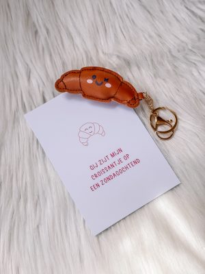 Croissant sleutelhanger - Afbeelding 2
