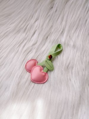 Kersen sleutelhanger roze