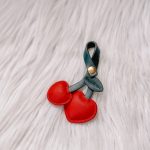 Kersen sleutelhanger rood