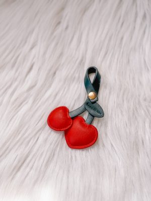 Kersen sleutelhanger rood