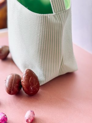 Gepersonaliseerde paasmand met strepen groen - Afbeelding 2