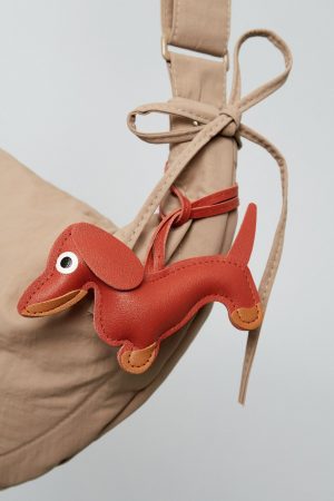 Bag charm hond bruin - Afbeelding 2