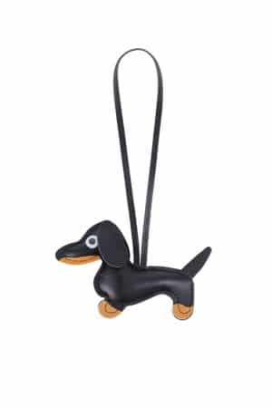 Bag charm hond zwart