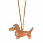 Bag charm hond bruin