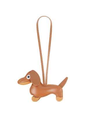 Bag charm hond bruin