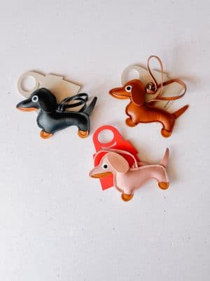 Bag charm hond bruin - Afbeelding 3