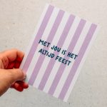 Met jou is het altijd feest