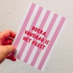 Vandaag is het feest
