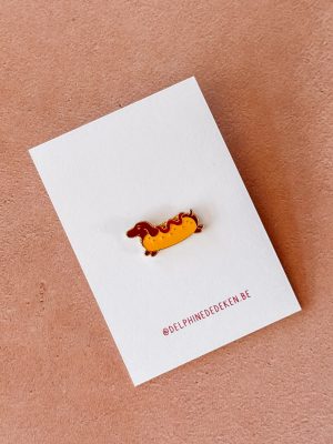 Pin hotdog