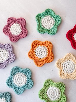 Bloemen onderlegger matcha - Afbeelding 3